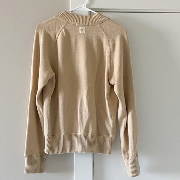 Vintage 90s Ralph Lauren Double Zip Cotton Bomber Jacket Size S Preppy Coastal - Picture 2 of 10